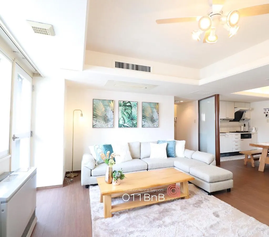 Nk Bld6F Sapporo 3Ldk 3Br 1 Floor 1 Room